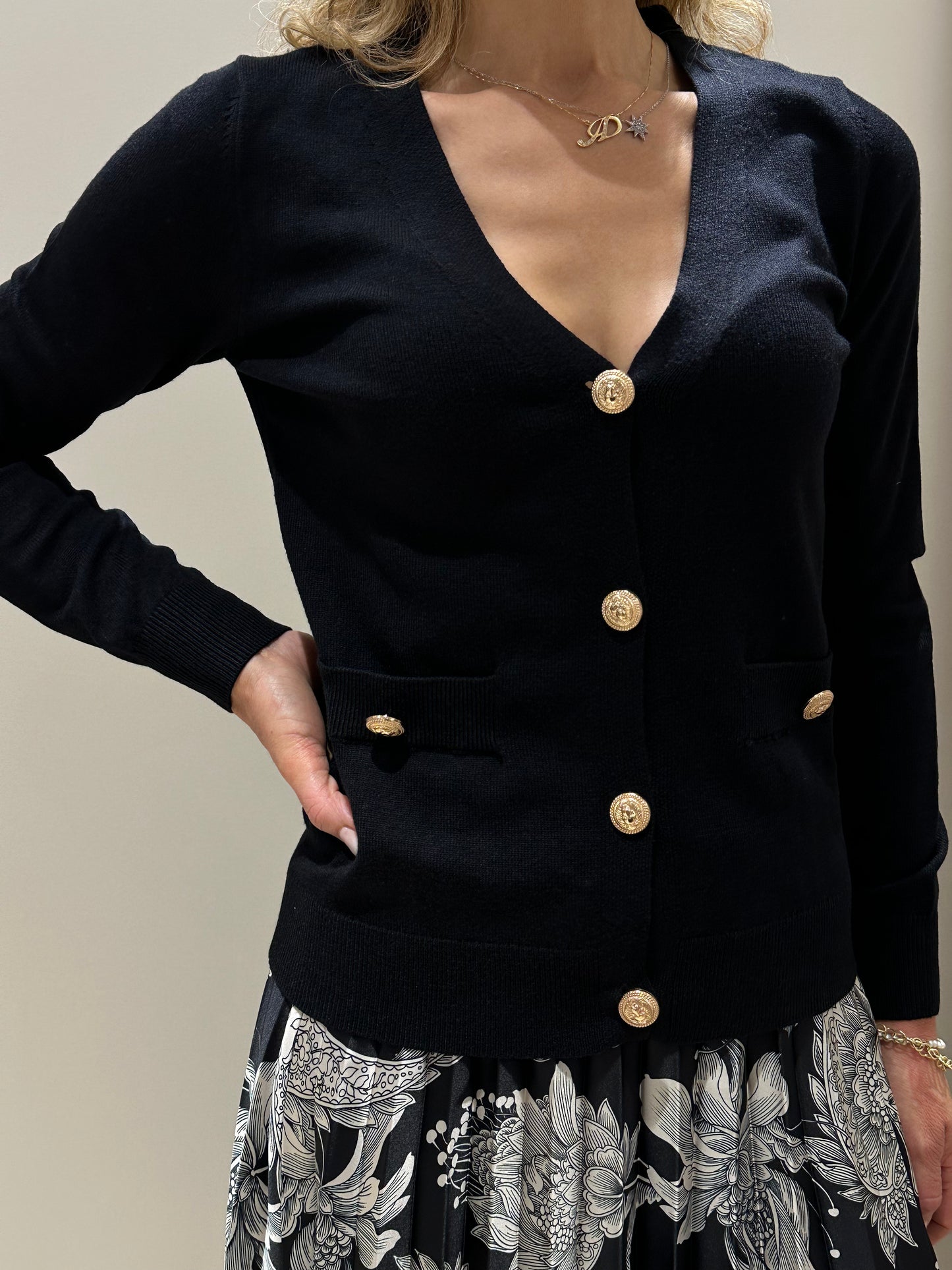 Cardigan nero