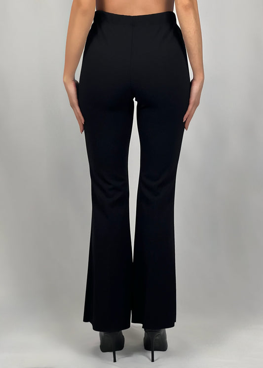 Pantalone Vicolo a zampa effeto leggins