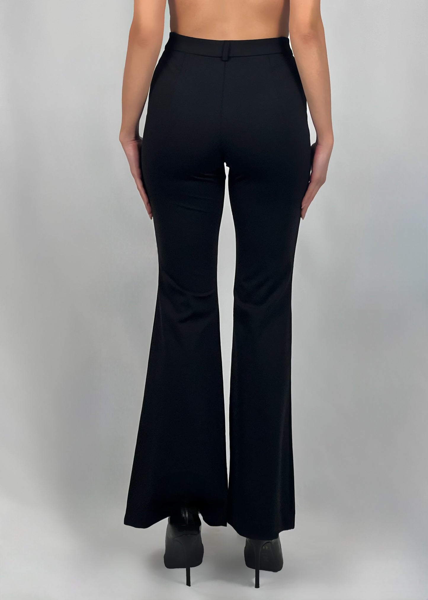 Pantalone punto milano a zampa