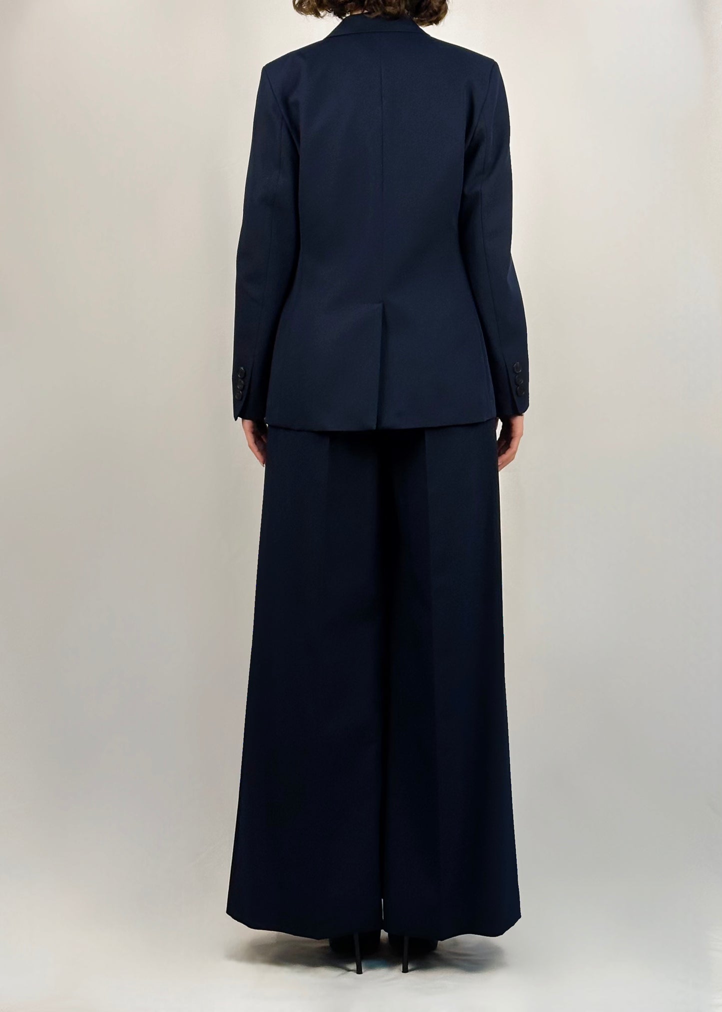 Pantalone palazzo blu