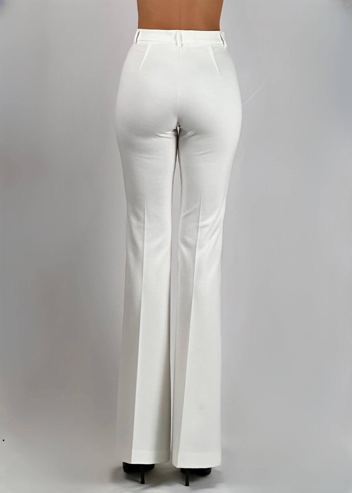 Pantalone punto milano a zampa