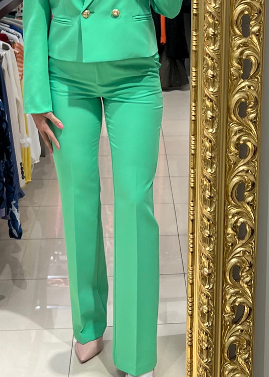 VICOLO TE0046 GREEN TROUSERS PE23