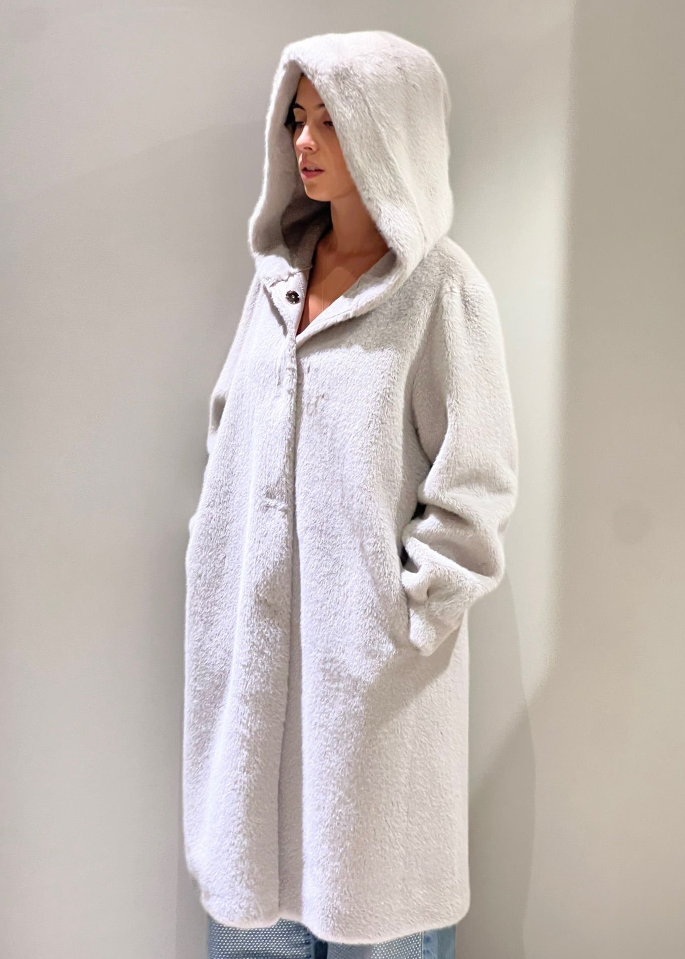 Cappotto Calotta Iimbottito lungo