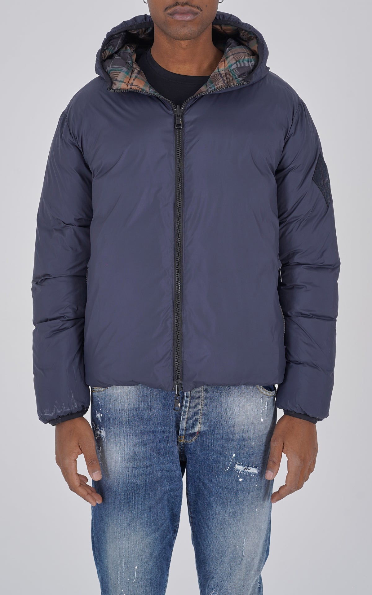 Giubbotto reversible blu 174