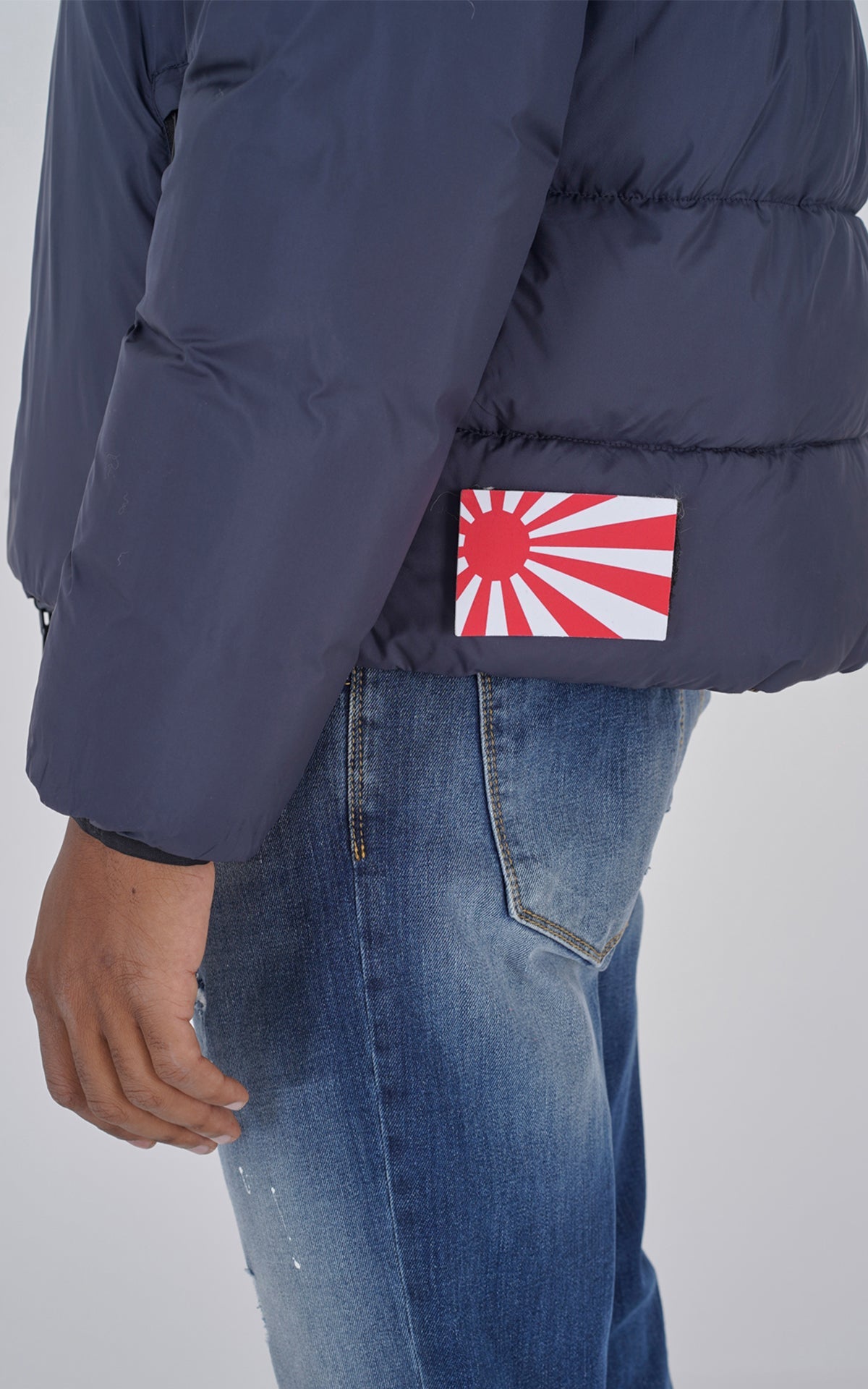 Giubbotto reversible blu 174