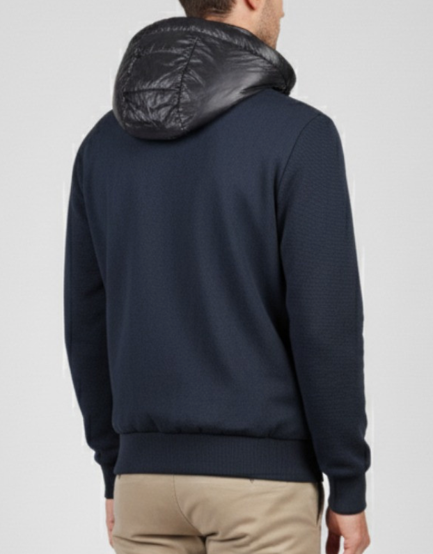 Giubbotto suede maglia