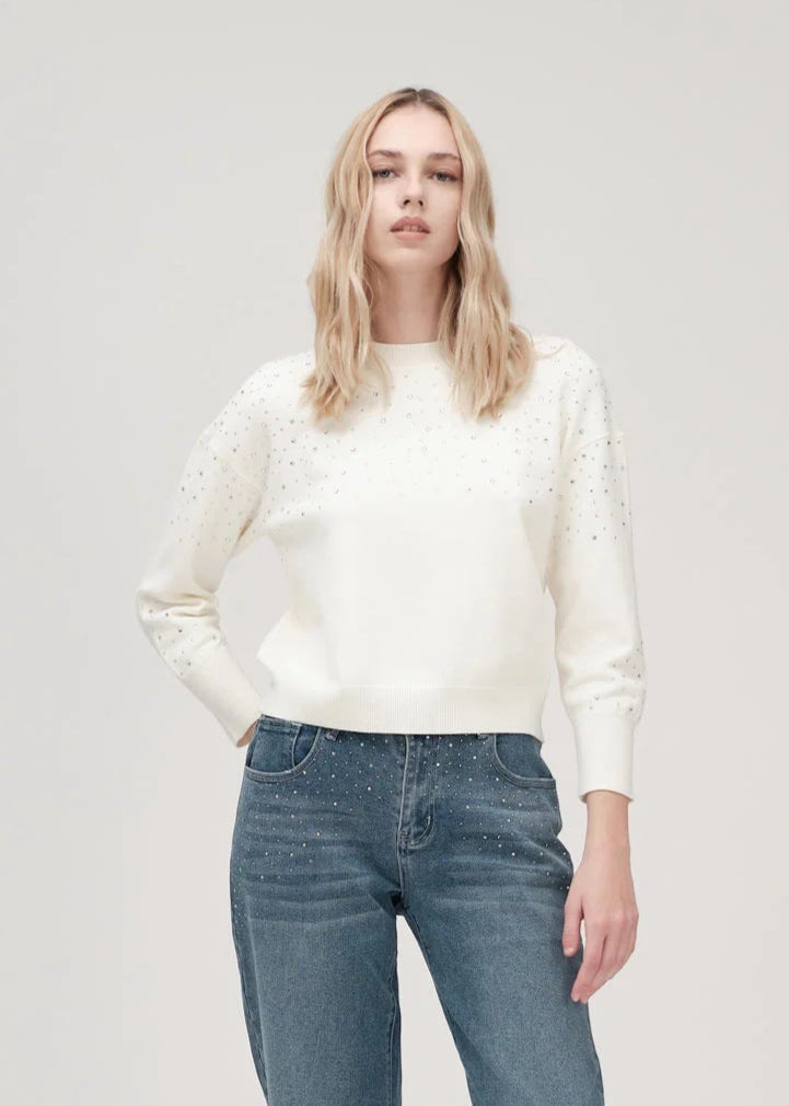 Maglia con strass