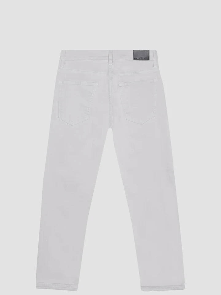 Pantaloni jeans slim ankle length ghiaccio
