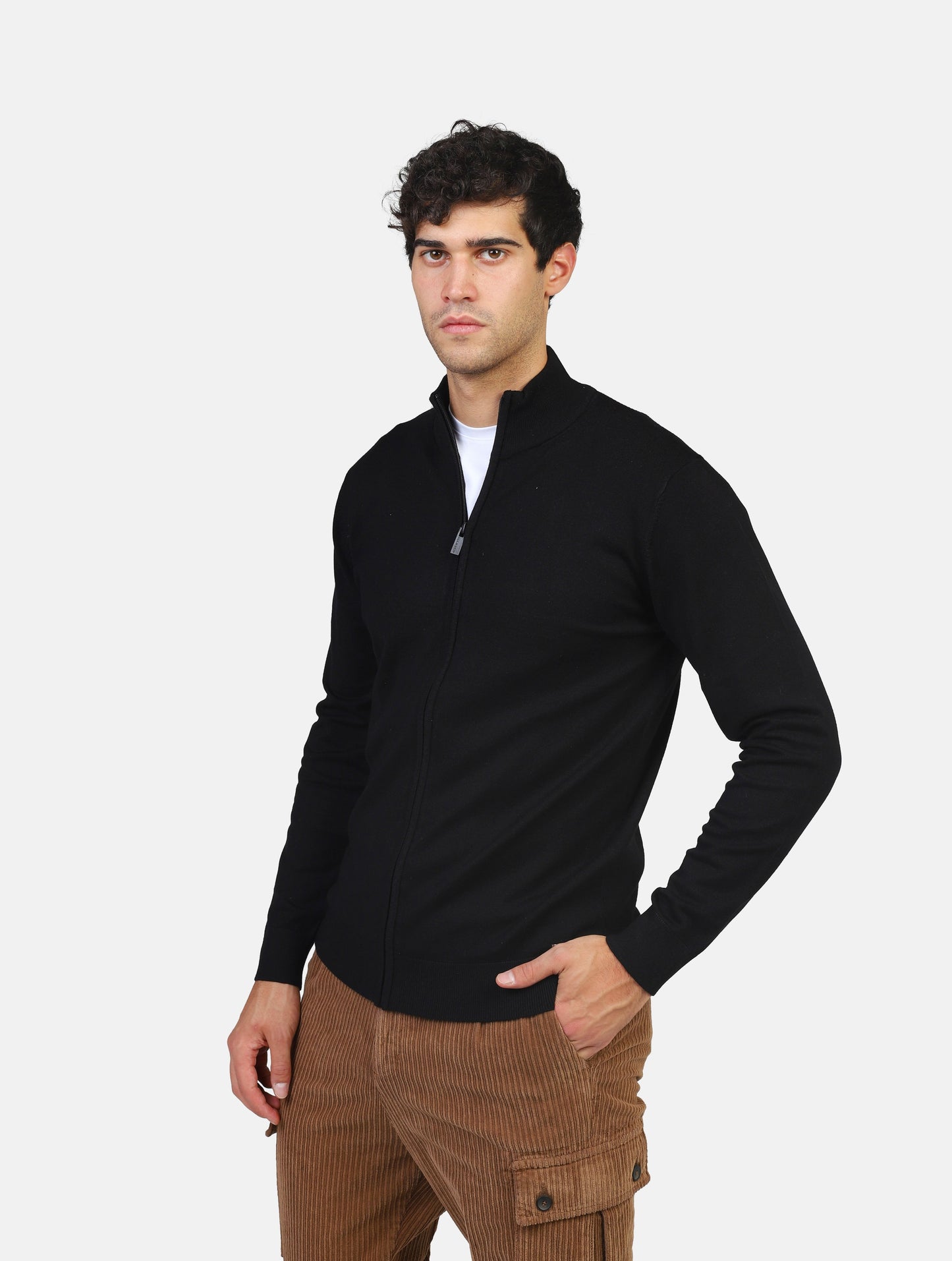 pull l/p f12 zip viscose blend