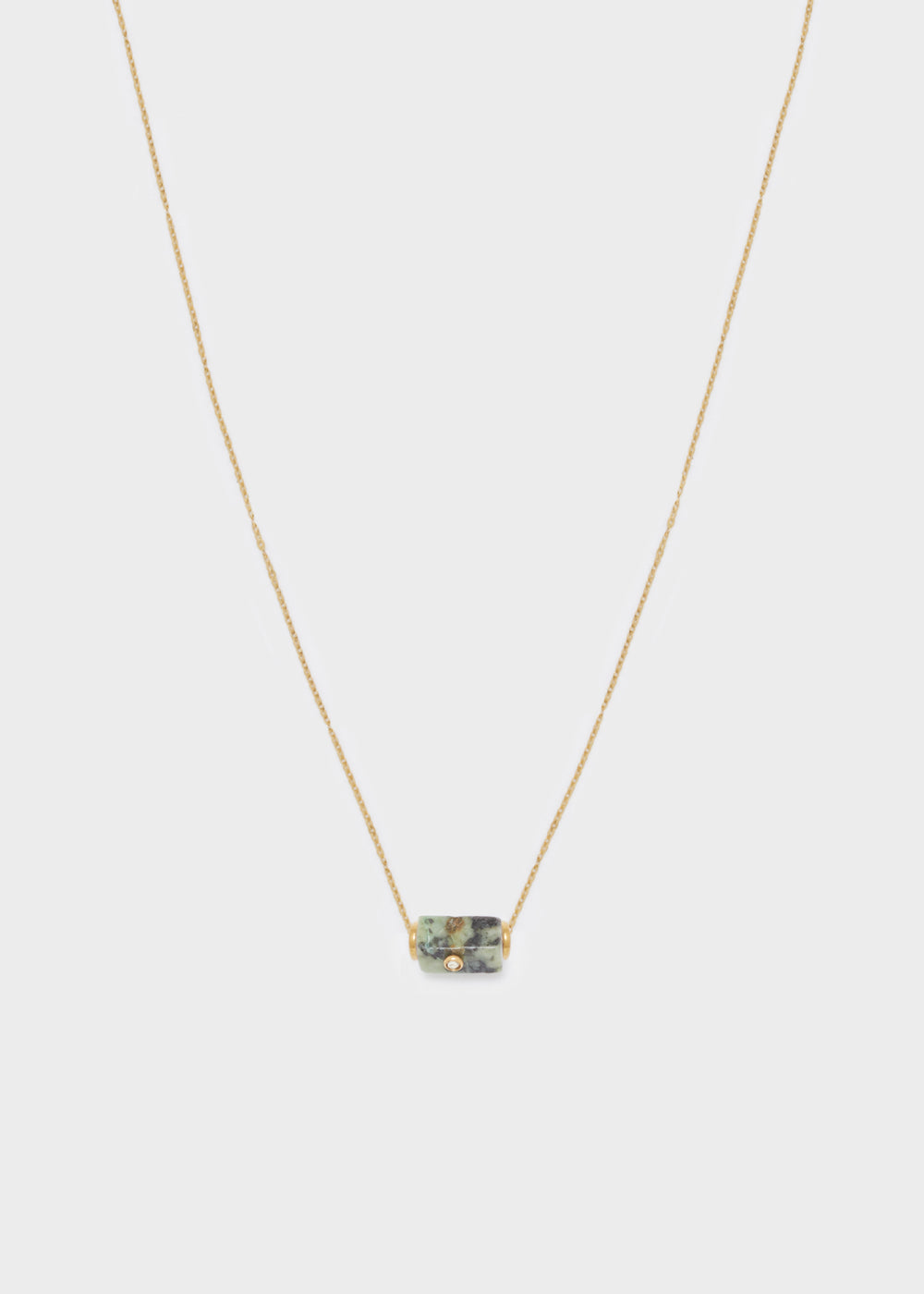 Collana julyacc.ino oro pietra tube