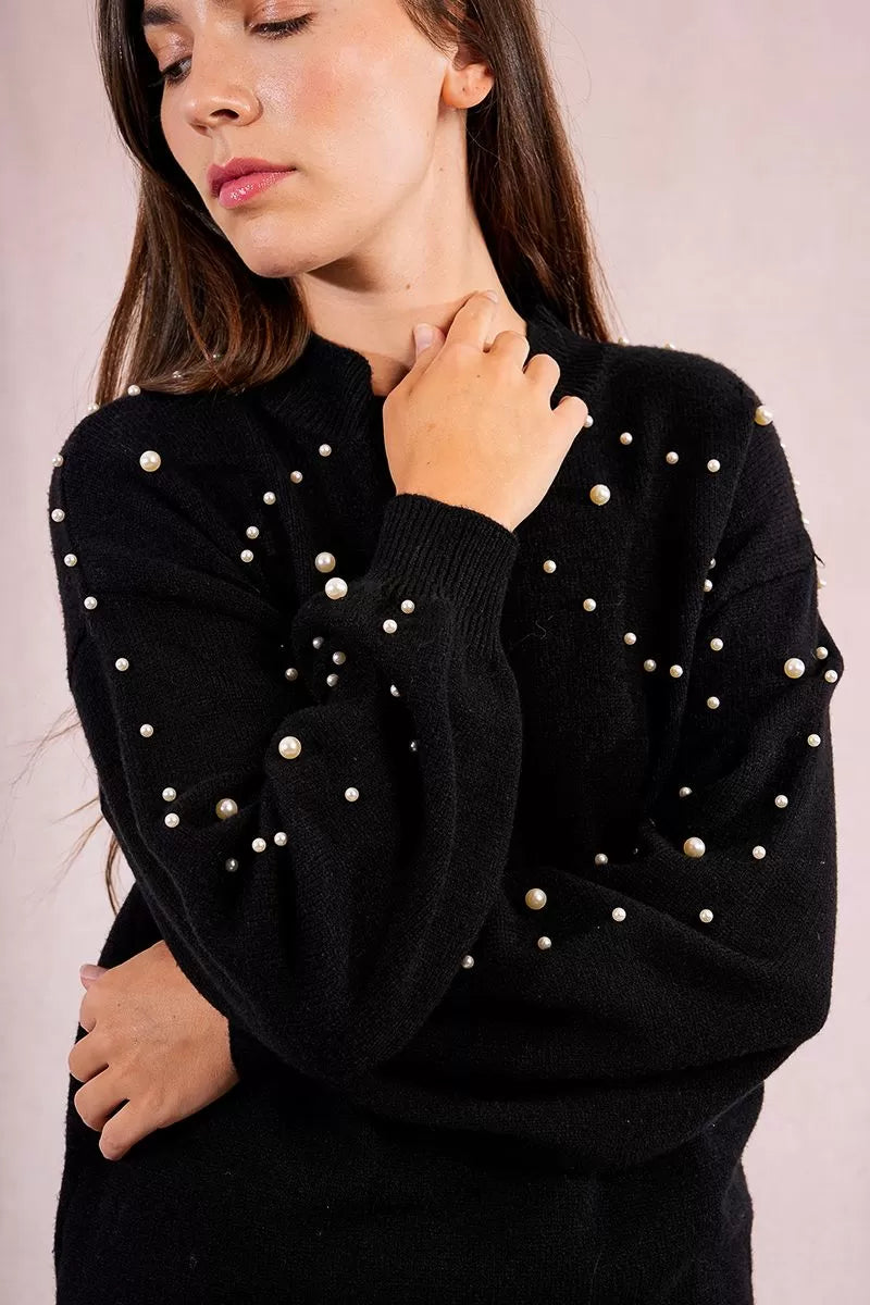 Pullover lavorato in maglia