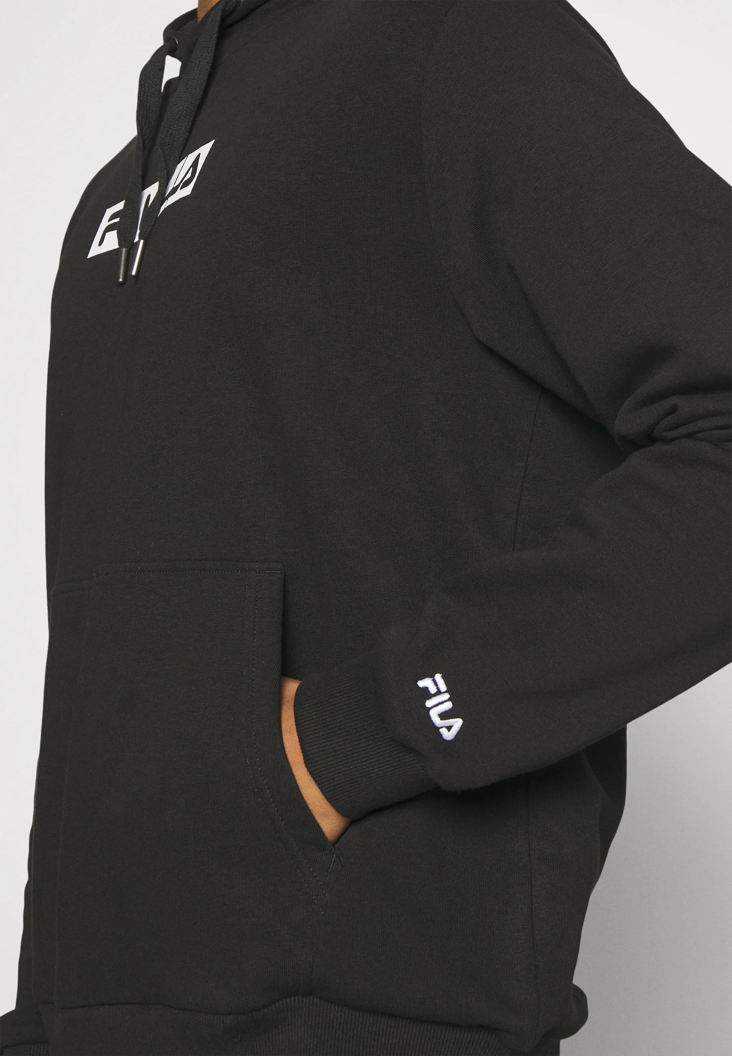Felpa cappuccio nero