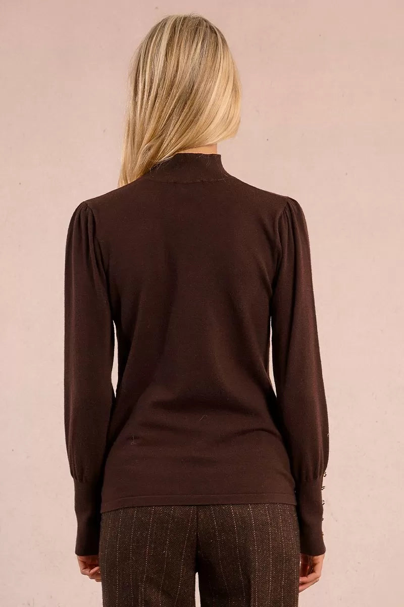 Pullover lavorato in maglia