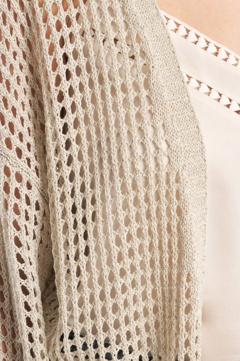 Cardigan lavorato a maglia -Maniche lunghe