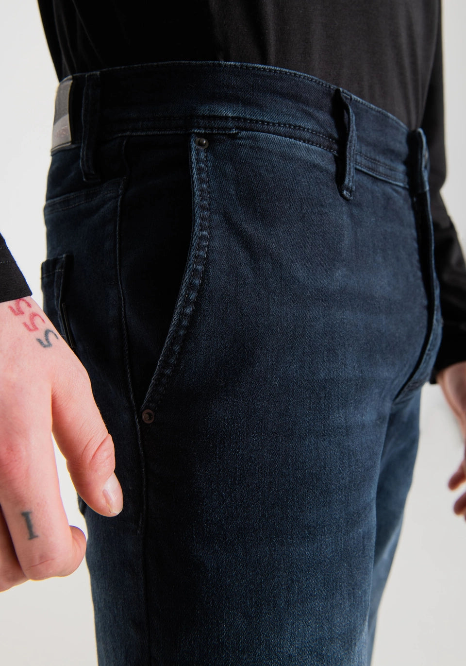 Pantaloni jeans skinny fit blu