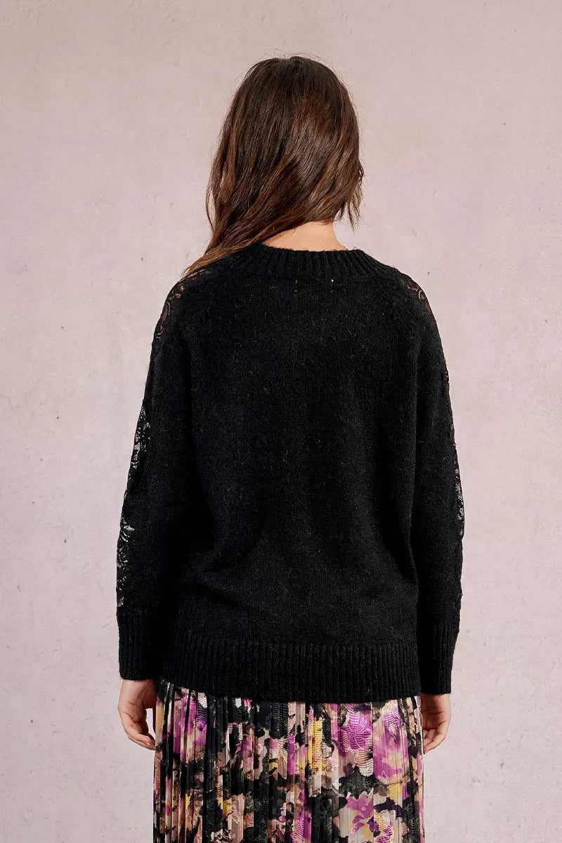 Pullover lavorato in maglia