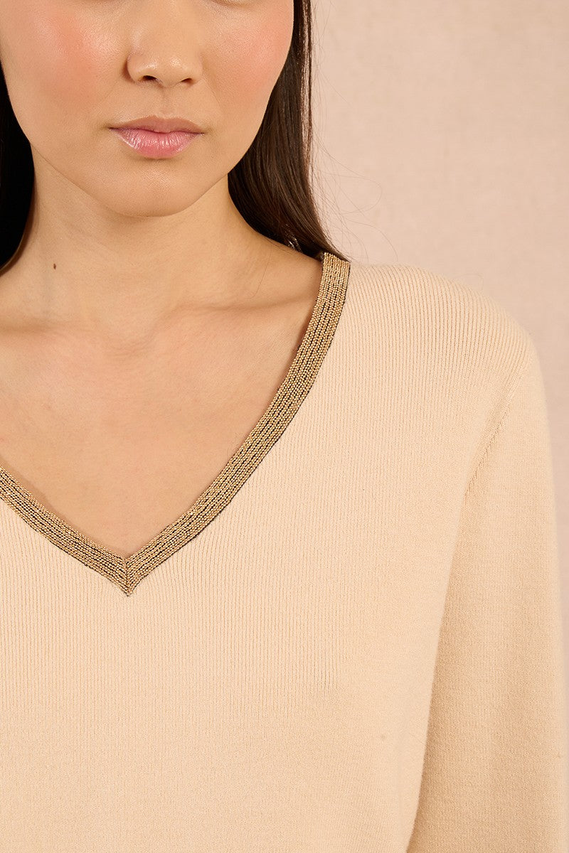 Pullover lavorato in maglia