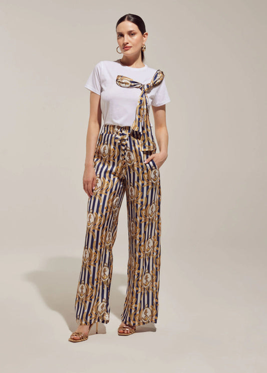 Pantalone Sarah Chole 19673 stampa riga