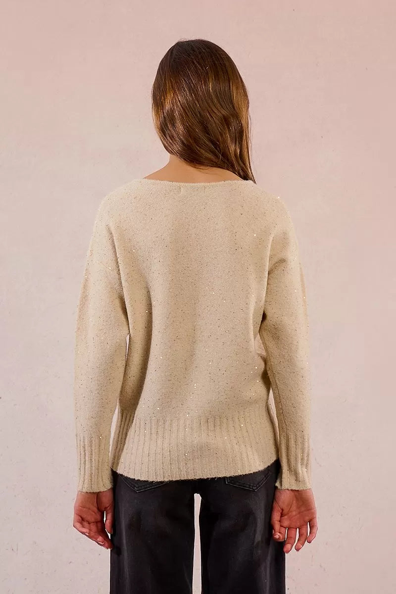 Pullover lavorato in maglia