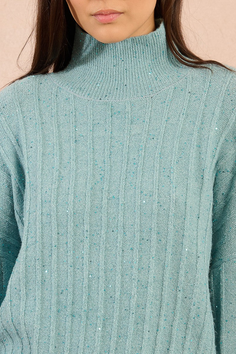 Pullover lavorato in maglia