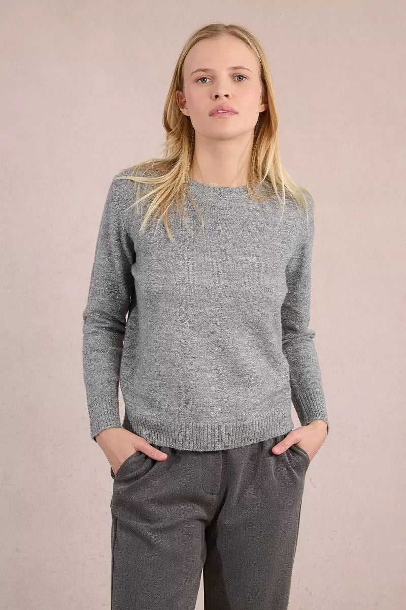 Pullover lavorato in maglia