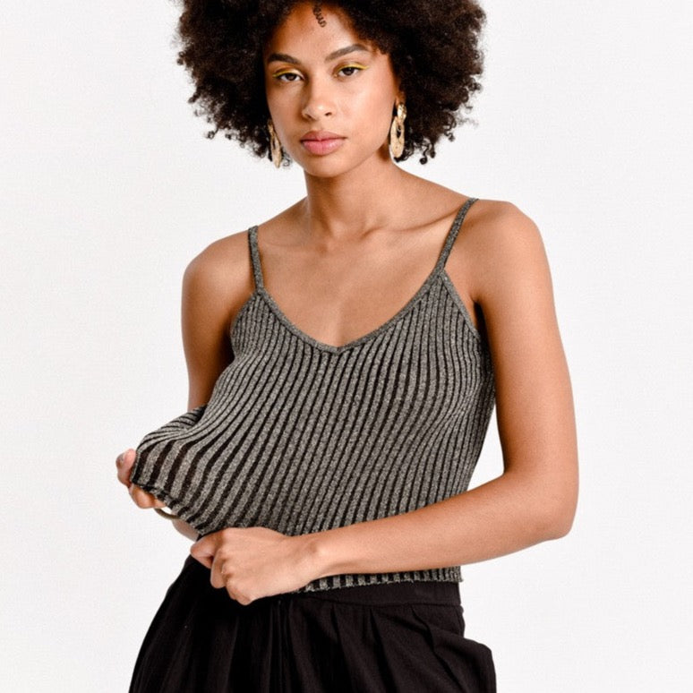 MOLLY BRACKEN CANOTTA IN TESSUTO LUCIDO