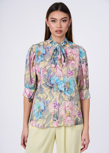 Camicia 25522 georgette stampata