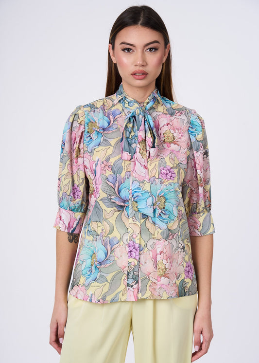 Camicia 25522 georgette stampata