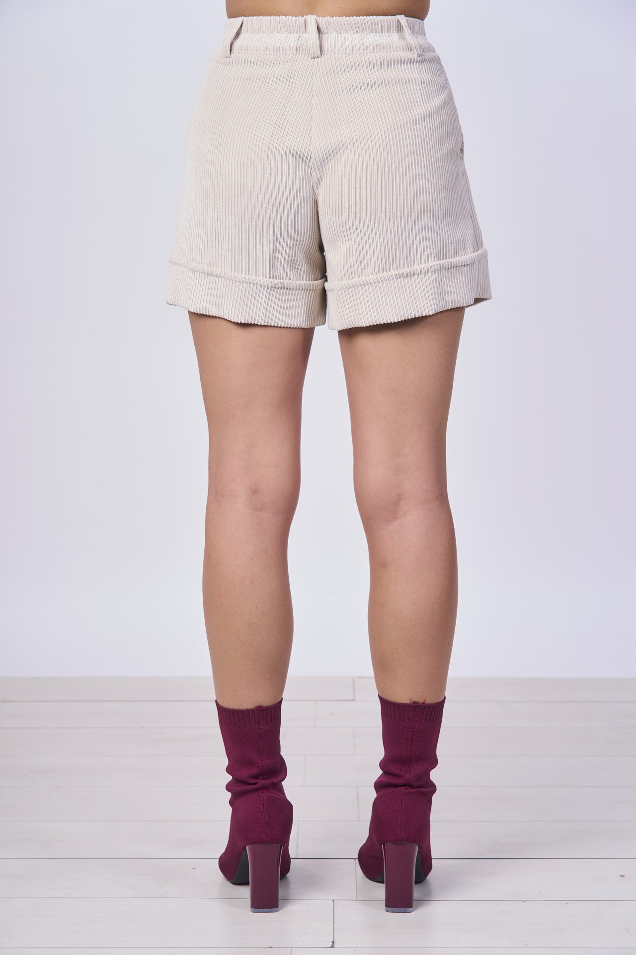 Short Velluto costa larga