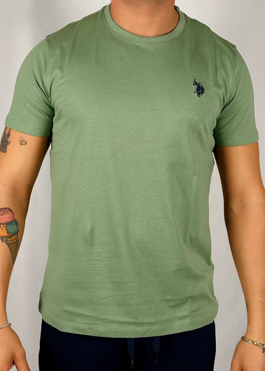 T-shirt Luca verde salvia