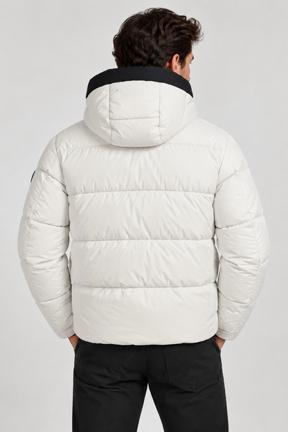 Short puffer microfibra