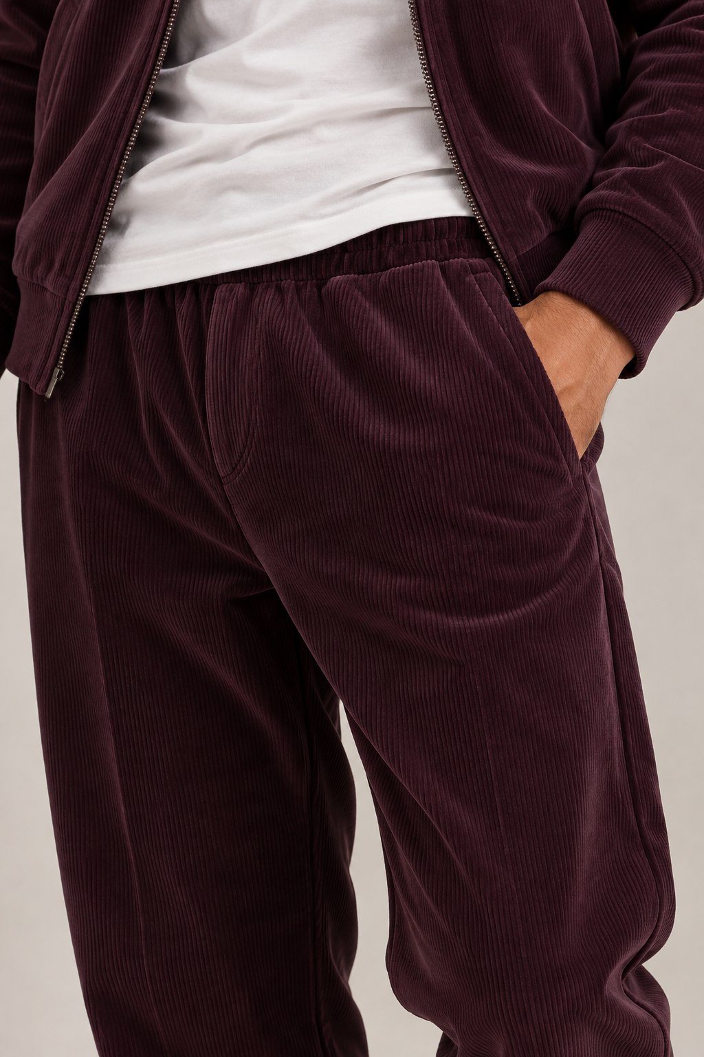 FELPA STRUTT.FULL-ZIP C/CAPP. T/V