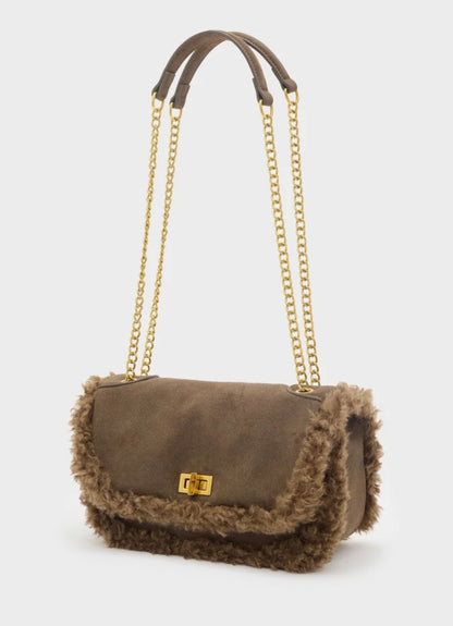 BORSA ERIN A SPALLA TORTORA