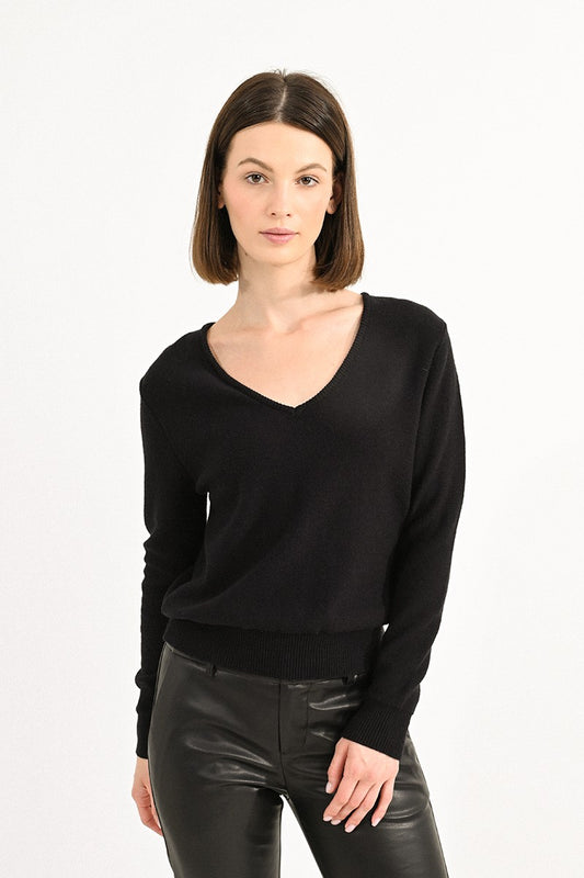 Pullover scollo v
