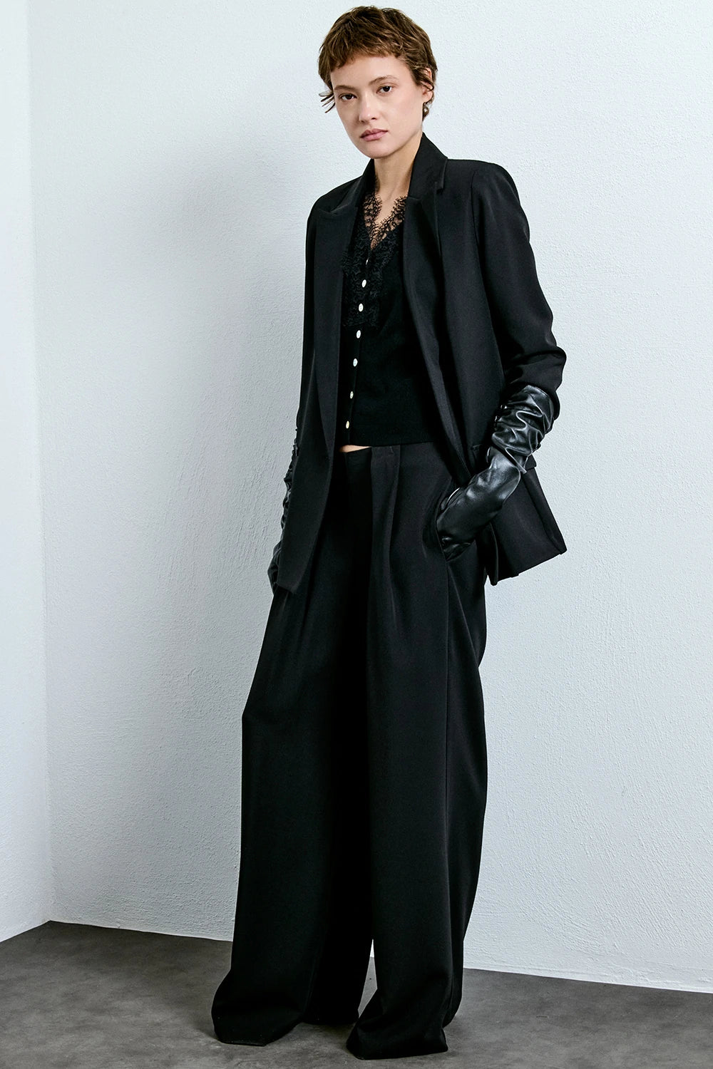 PANTALONE FULL LENGTH NERO