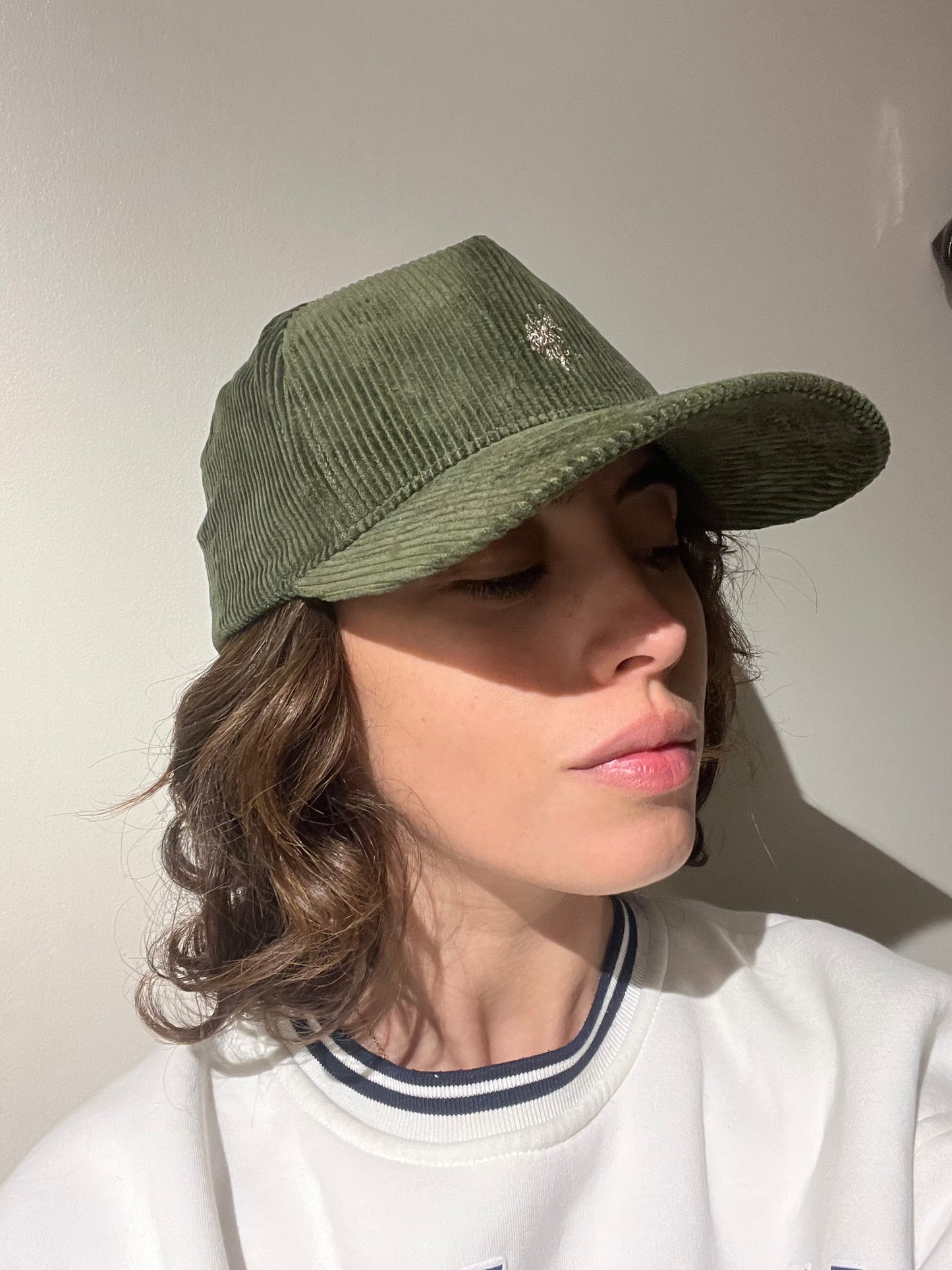 Cappello Armas velluto a coste logo unisex