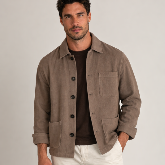 Overshirt  3 tasche seersucker