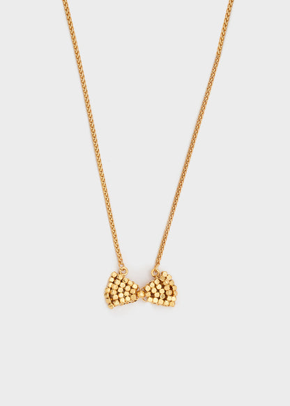 Collana pendente con fiocco
