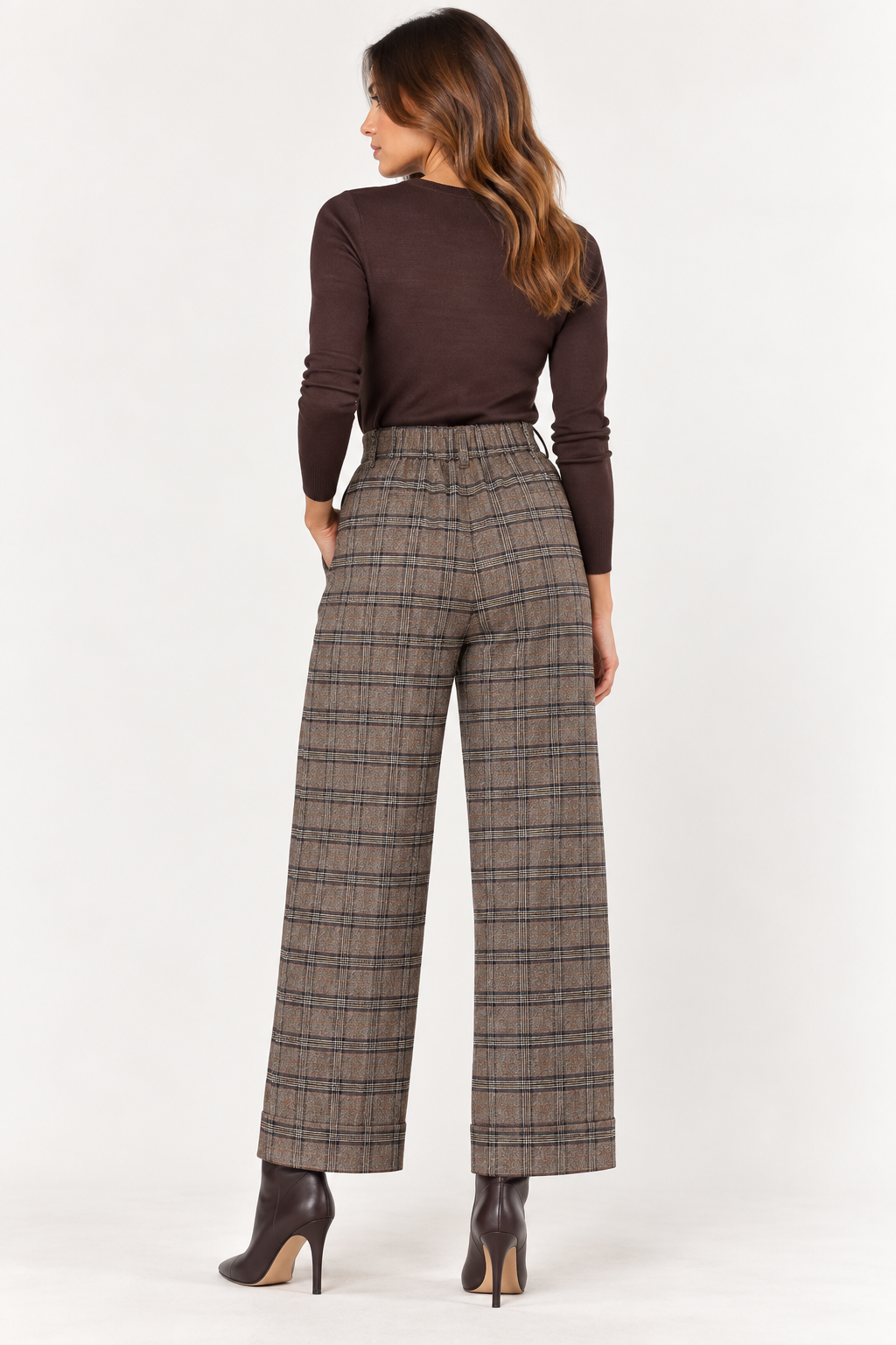 PANTALONE CROPPED TEX QUADRO