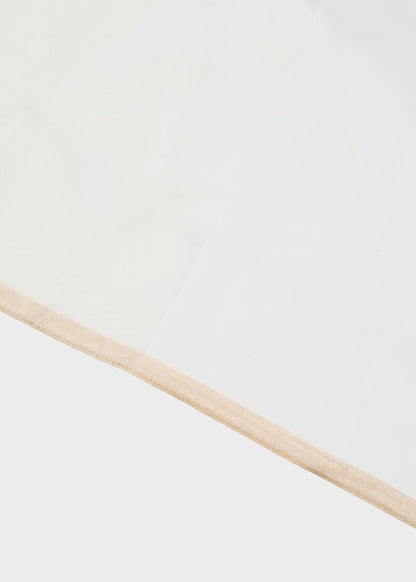 Foulard laila in organza bianco