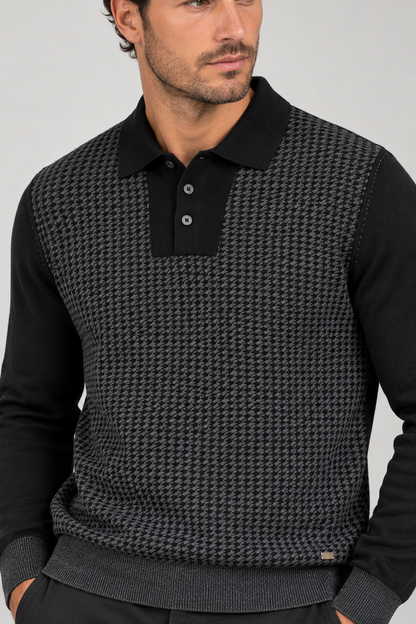 Pull punto bicolor