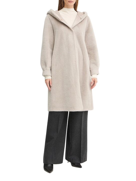 Cappotto Calotta Iimbottito lungo