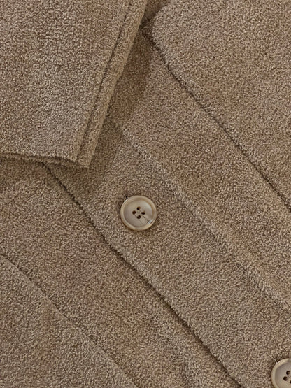 Cardigan c/tasche spugna