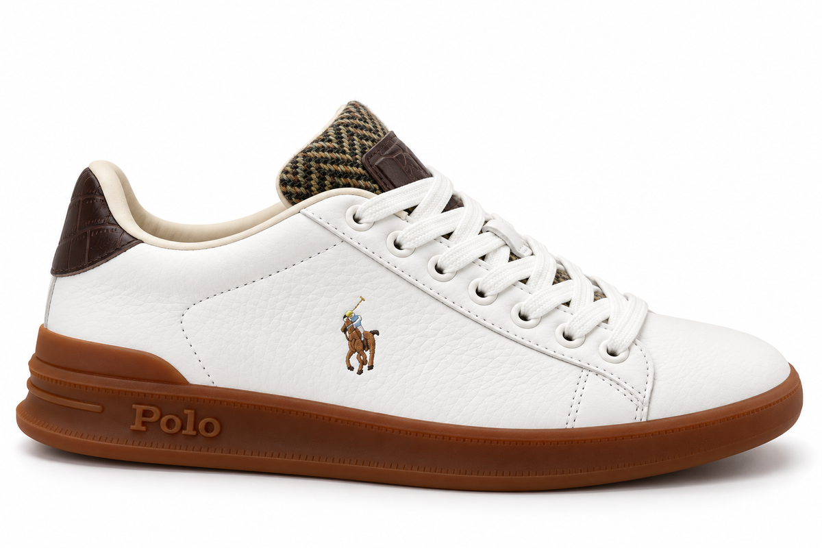 Scarpa panna e moro Ralph laureLTR/TWD/CROC EB LTR HTR CRT III SK LTL