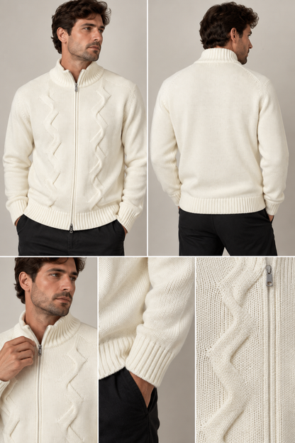 Pull ful zip trecce