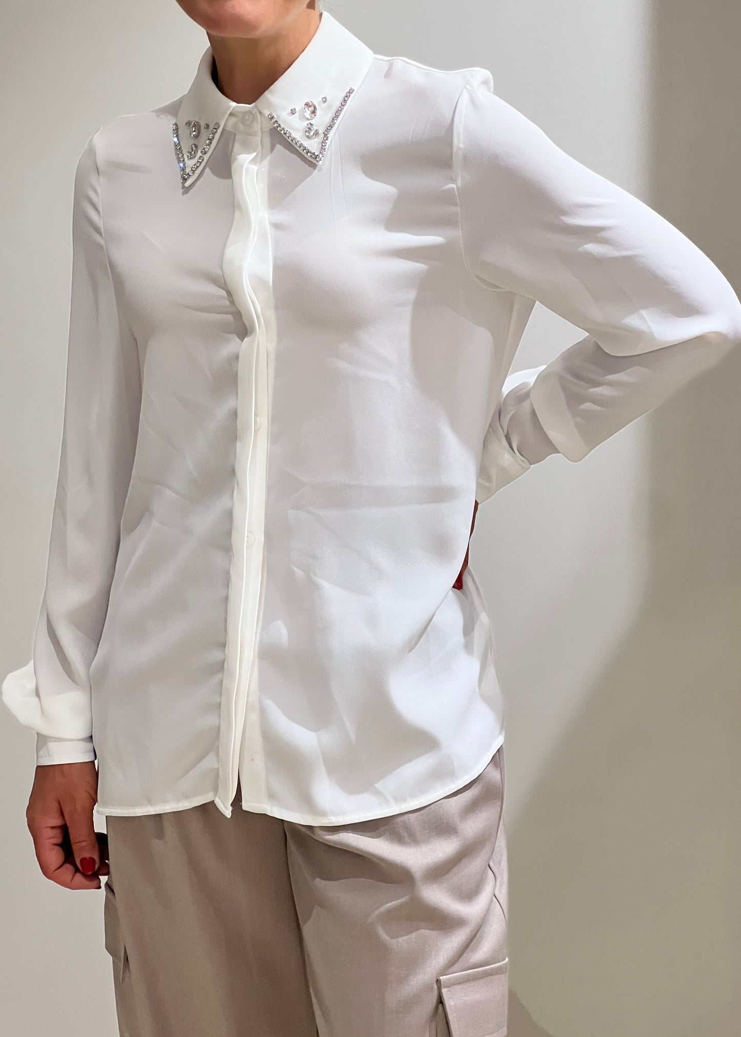 Camicia applicazione strass