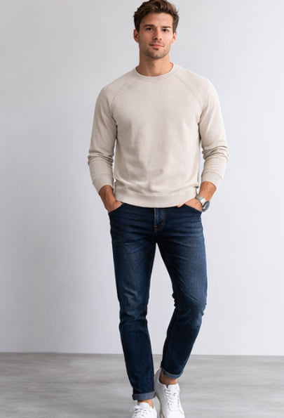 Pull girocollo M/L raglan