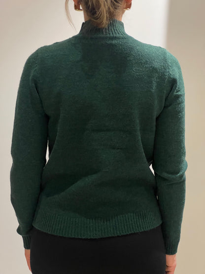 Maglia dolcevita con pietre