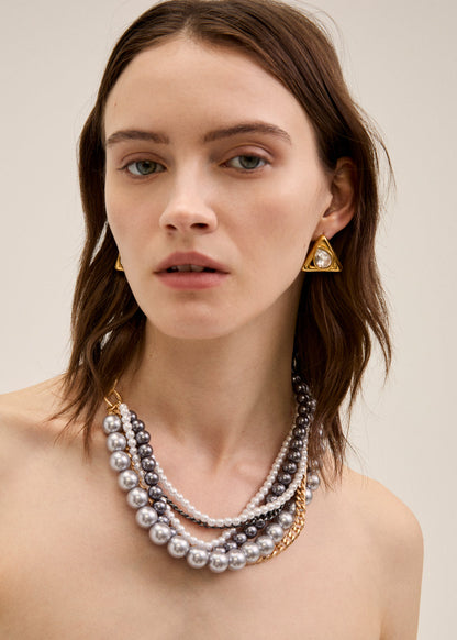 Collana multifilo perle