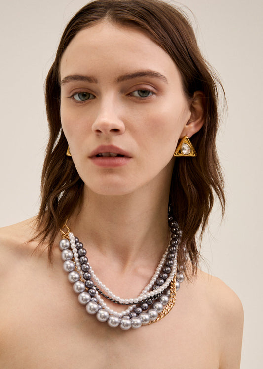 Collana multifilo perle